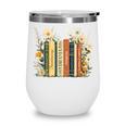 Fantasy Drama Tragedy Book Floral Subtle Wine Tumbler Fantasy Drama Tragedy Book Floral Subtle Wine Tumbler