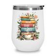 Fantasy Drama Tragedy Book Lover Subtle Watercolor Wine Tumbler Fantasy Drama Tragedy Book Lover Subtle Watercolor Wine Tumbler
