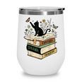 Fantasy Drama Tragedy Cat Book Lover Reading Humor Wine Tumbler