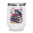 Fantasy Drama Tragedy Cute Cat Book Lover Readers Librarians Wine Tumbler Fantasy Drama Tragedy Cute Cat Book Lover Readers Librarians Wine Tumbler