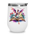 In My Fantasy Era Magic Dragon Book Wine Tumbler