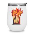Flames And Lighter Costume For Matchbook Lovers Wine Tumbler