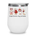 Forget Flowers Buy Me Books Silly-Goose Book Reading Lover Wine Tumbler