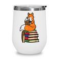 Fox Books Read Reading Librarian America Men Women Kids Wine Tumbler Fox Books Read Reading Librarian America Men Women Kids Wine Tumbler