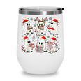 Ghost Book Reading Christmas Books Lover Teacher Kids Wine Tumbler Ghost Book Reading Christmas Books Lover Teacher Kids Wine Tumbler