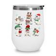 Ghost Santa Elf Squad Read Books Bookish Librarian Christmas Wine Tumbler Ghost Santa Elf Squad Read Books Bookish Librarian Christmas Wine Tumbler