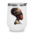 Girl Crown Of Books African Teacher Black History BHM Wine Tumbler