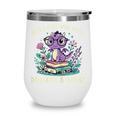 Girls Loves Dragon Books Fantasy Girls Kids Toddler Women Wine Tumbler