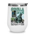 Godzilla Ocean Scene Comic Book Illustration Movie Monster Wine Tumbler Godzilla Ocean Scene Comic Book Illustration Movie Monster Wine Tumbler