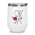 Grim Reaper Bookworm Cute Book Reading Halloween Wine Tumbler Grim Reaper Bookworm Cute Book Reading Halloween Wine Tumbler