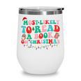 Groovy Christmas Most Likely To Read A Book On Christmas Wine Tumbler Groovy Christmas Most Likely To Read A Book On Christmas Wine Tumbler