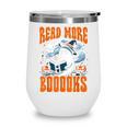 Halloween Book Lover Ghost Boo Pun Read More Boooks Wine Tumbler