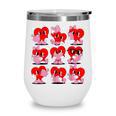 Heart Reading Books Valentine Teacher Boys Girls Book Lover Wine Tumbler Heart Reading Books Valentine Teacher Boys Girls Book Lover Wine Tumbler