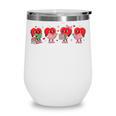 Heart Reading Books Valentine Teacher Library Book Lover Wine Tumbler