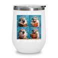 Hedgehog Love Reading And Hedgehogs Child Book Lover Wine Tumbler Hedgehog Love Reading And Hedgehogs Child Book Lover Wine Tumbler