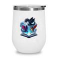High Lords & Wingleaders Book Club Fantasy Storm Dragon Wine Tumbler