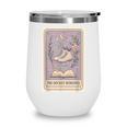 Hockey Romance Tarot Card Books Reader Cozy Reading Wine Tumbler