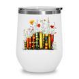 I'm With The Banned Banned Books Colorful Literary Fr Wine Tumbler