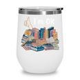 I'm OK Books Pile Books Stack Bibliophile Bookisk Wine Tumbler I'm OK Books Pile Books Stack Bibliophile Bookisk Wine Tumbler