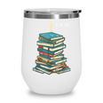I'm Ok Books Reading Books Lover National Book Day Wine Tumbler