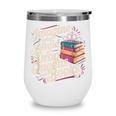 Imagine Being Afraid Of Drag Queens And Books LGBT Pride Wine Tumbler