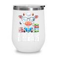Introverted Book Club Reading Lover Cow Wine Tumbler Introverted Book Club Reading Lover Cow Wine Tumbler