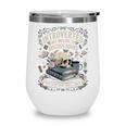 Introverted But Willing To Discuss Books Club Cozy Aesthetic Wine Tumbler