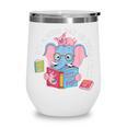 Its A Good Day To Read A Book Cute Elephant And Pig Edition Wine Tumbler Its A Good Day To Read A Book Cute Elephant And Pig Edition Wine Tumbler