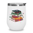 It's a Good Day To Read a Book Floral Stack Tee Wine Tumbler