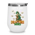 Just a Boy Who Loves Dragons And Books Reading Dragon Wine Tumbler Just a Boy Who Loves Dragons And Books Reading Dragon Wine Tumbler