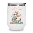 Just a Girl Who Loves Books And Dragons Book Dragon Lover Wine Tumbler