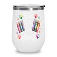 Just a Girl Who Loves Books Lover Reading Library Librarian Wine Tumbler Just a Girl Who Loves Books Lover Reading Library Librarian Wine Tumbler