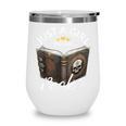 Just A Girl Who Loves Books Witchcraft Spell Book Halloween Wine Tumbler Just A Girl Who Loves Books Witchcraft Spell Book Halloween Wine Tumbler