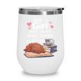 Just a Girl Who Loves Dogs Books Coffee T-Shirt Wine Tumbler Just a Girl Who Loves Dogs Books Coffee T-Shirt Wine Tumbler
