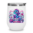Just A Girl Who Loves Dragons And Books Cute Dragon Reading Premium Tri-Blend Wine Tumbler