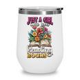 Just A Girl Who Loves Reading Books Wine Tumbler