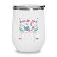 Just a Girl Who Loves Unicorns And Books Wine Tumbler