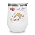 Just One More Chapter I Read Past My Bedtime Cat Book Lover Wine Tumbler