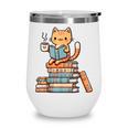 Kawaii Cat Coffee Books Teacher Men Women Girls Kids Wine Tumbler Kawaii Cat Coffee Books Teacher Men Women Girls Kids Wine Tumbler
