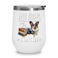 Kids Read Books & Pet My Blue Merle Corgi Lover Wine Tumbler Kids Read Books & Pet My Blue Merle Corgi Lover Wine Tumbler