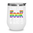 LGBTQ Quote Live Life Like A Banned Rainbow Book Wine Tumbler LGBTQ Quote Live Life Like A Banned Rainbow Book Wine Tumbler
