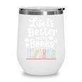 Librarian Library Books Reading Reader Wine Tumbler