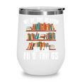 Librarian Reading Books Lover Library Wine Tumbler