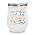 Library Card Vintage Book Due Date Bookish Rainbow Reading Wine Tumbler Library Card Vintage Book Due Date Bookish Rainbow Reading Wine Tumbler