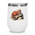 Life Is Better With Cats Coffee And Books Wine Tumbler Life Is Better With Cats Coffee And Books Wine Tumbler