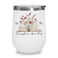 Life Chapter Forty 1986 Floral Book 40th Birthday Wine Tumbler Life Chapter Forty 1986 Floral Book 40th Birthday Wine Tumbler