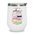 Life Of A Reader Book Lovers Book Nerds Bookworm Wine Tumbler