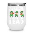 This Little Leprechaun Likes To Read St Patrick's Day Book Wine Tumbler
