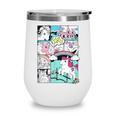 My Little Pony Classic Vintage Rainbow Castle Comic Book Wine Tumbler My Little Pony Classic Vintage Rainbow Castle Comic Book Wine Tumbler