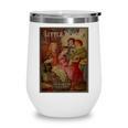 Louisa May Alcott Coming Of Age Novel Little Women Book Cover Small Wine Tumbler